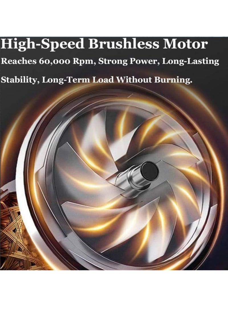 Powerful Portable Electric Blower, Fast and Efficient Cleaning with Turbo Jet Fan, Dry Blower for Car Cleaning Camping Outdoor  - Image 3