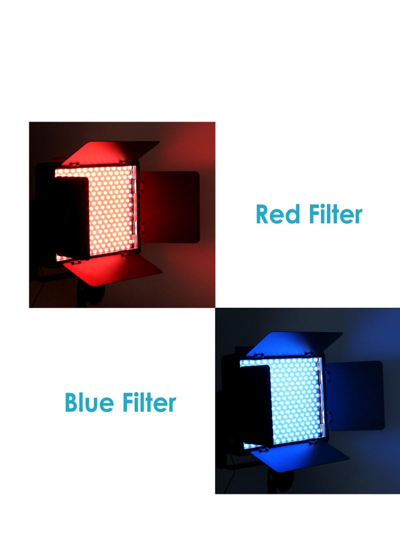 Neewer 12x12"/30x30cm Transparent Color Correction Light Gel Filter Set Pack of 8 Gel Sheet for Photo Studio Strobe Flashlight (Red, Yellow, Orange, Green, Purple, Pink, Light Blue, Dark Blue) - Image 5
