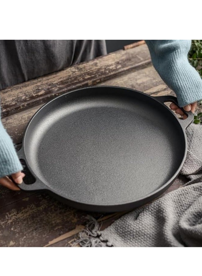 Arabest 11 Inch Lightweight Pre-Seasoned Cast Iron Griddle - Smooth Polished Surface, Easy to Clean Cast Iron skillets Use in the Oven, on the Stove or Grill, Over a Campfire - Image 3
