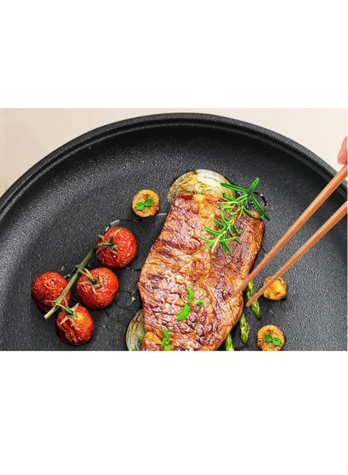 Arabest 11 Inch Lightweight Pre-Seasoned Cast Iron Griddle - Smooth Polished Surface, Easy to Clean Cast Iron skillets Use in the Oven, on the Stove or Grill, Over a Campfire - Image 4