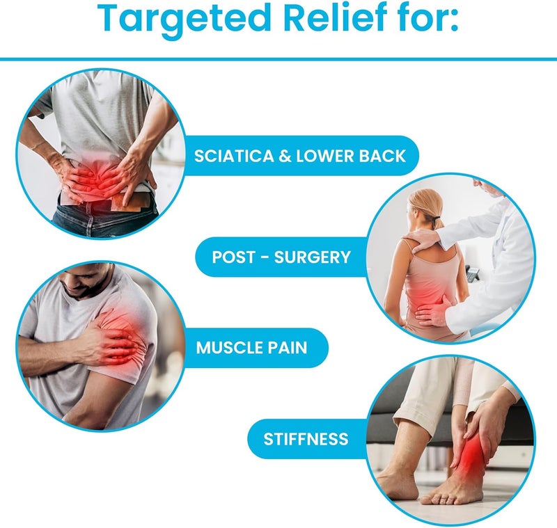 Arctic Flex Ice Pack for Back  Reusable Hot  Cold Gel Wrap for Injury Pain Relief  Cooling Therapy for Lower Lumbar Sciatica  Stiffness  Flexible Pad wCompression for Tailbone  Pelvic Support - Image 3
