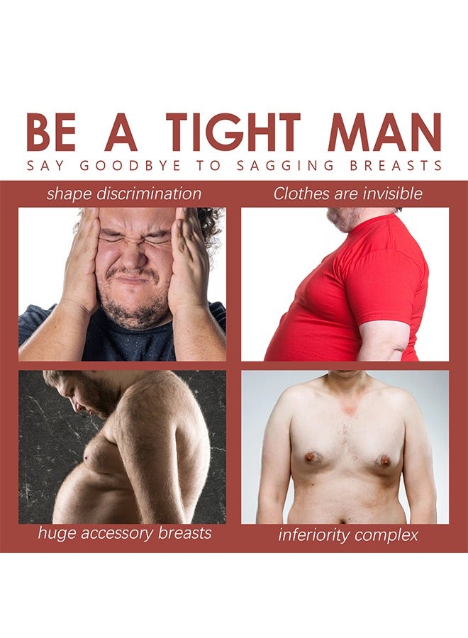 ساوث مون 12 قطعة من الدهون تذوب التصحيح ، تشديد الجلد الصدر لمنع الترهل ، ذكر الصدر اضغط على التصحيح التمريض - Image 4