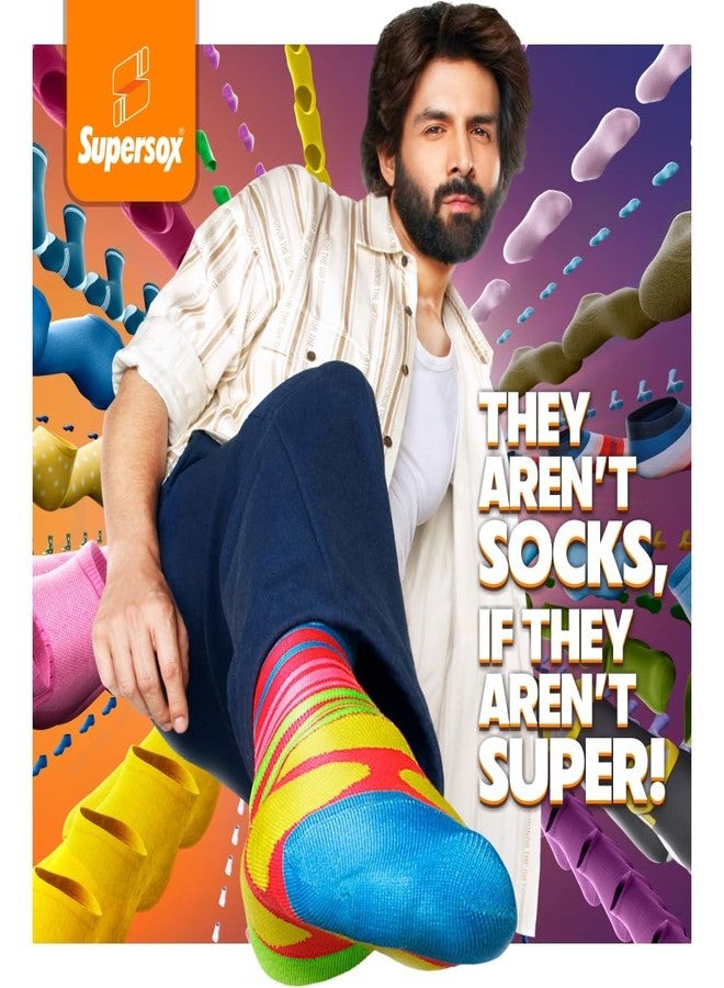 Supersox No Show Loafer Socks for Man | Combed Cotton | Breathable & Moisture Absorbent | Anti-Odour | Anti-Slip Grip | Low Cut Invisible Fit, Black, Free Size - Image 2