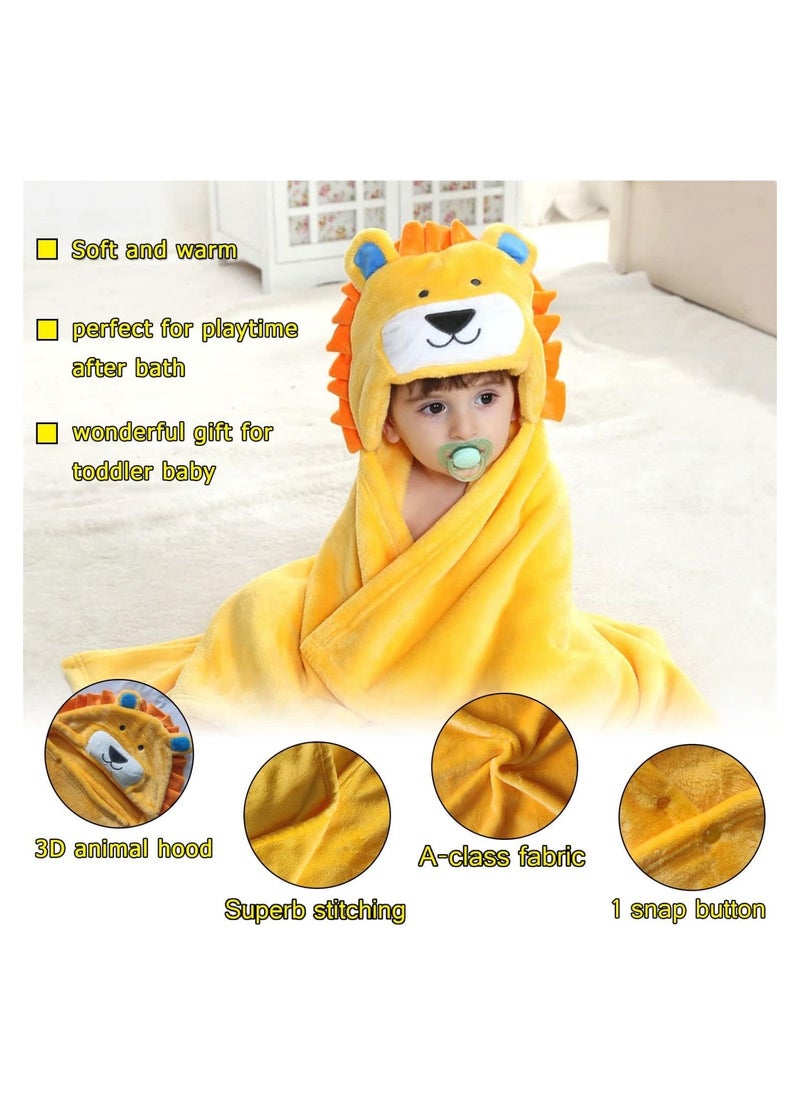 SYOSI Hooded Towels For Kids 3 13 years, Premium Beach Or Bath Towel, Rabbit design, Ultra Soft, and Extra Large, 100% Cotton Children's SwimmingBath Towel with Hood  - Image 4