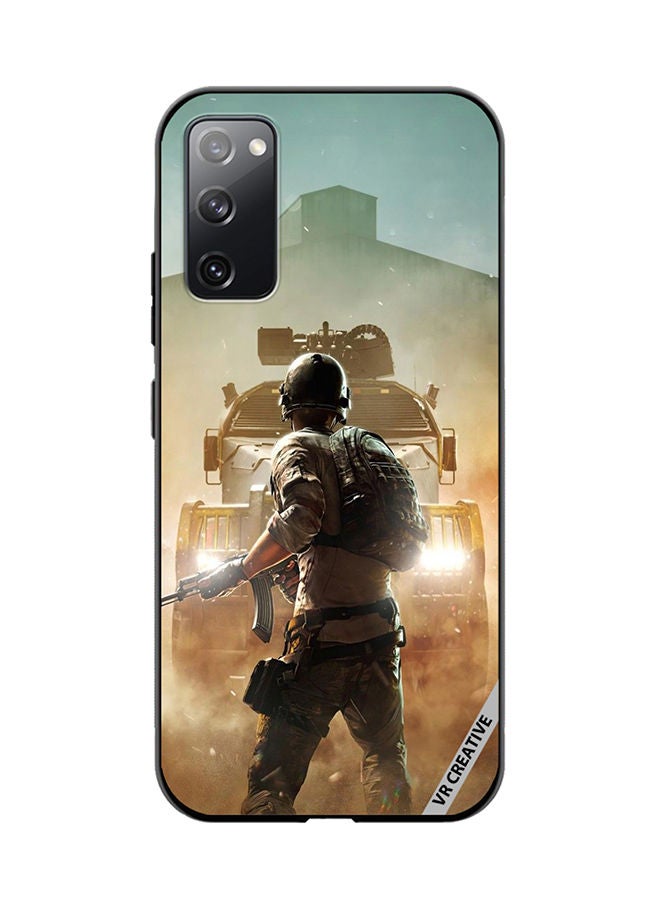 VR CREATIVE Protective Case Cover For Samsung Galaxy S20 FE 5G Pubg Design Multicolour - Image 1