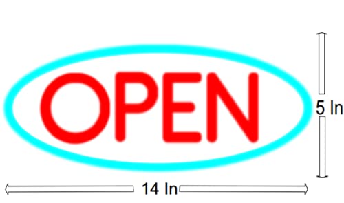 Open LED Neon Sign Light 6x18 inches Feet with Adaptor  - Image 3