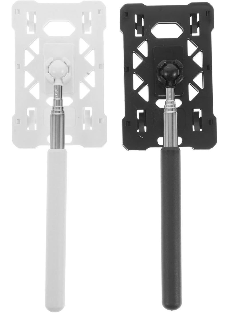 Meetion 2pcs Telescopic Holder Parking Payment Extendable Rod Card Holder Reacher Parking Payment Rod for Car Vehicle  - Image 1