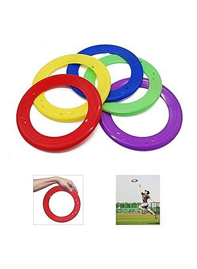 YOFIT 10 Inch Flying Ring With Assorted Colors Set Of 5  - Image 1