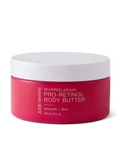 josie maran Josie Maran Pro Retinol Argan Oil Body Butter (8oz Unscented) - Vitamin E Skincare Lotion - Hydrating Face Care Cream - Pure Organic Scar Moisturizer Treatment - Natural Stretch Mark Remover Serum  - Image 1