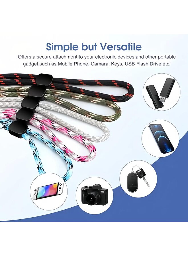 5PCS Phone Lanyard Strong Material Designed for Hand Strap and Phone Strap Adjustable Sturdy Universal Wrist Wrist Strap Compatible with Camera, Phone Case, Keys - Image 3