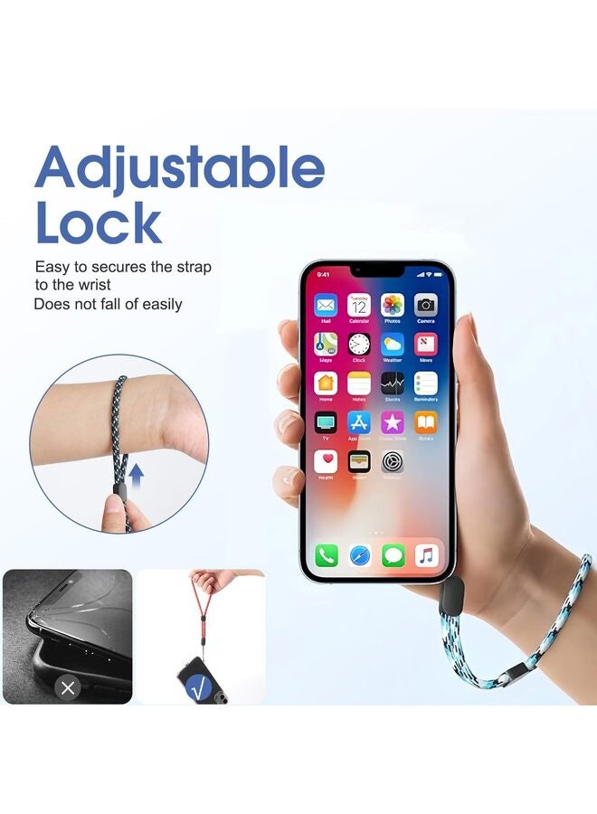 5PCS Phone Lanyard Strong Material Designed for Hand Strap and Phone Strap Adjustable Sturdy Universal Wrist Wrist Strap Compatible with Camera, Phone Case, Keys - Image 4
