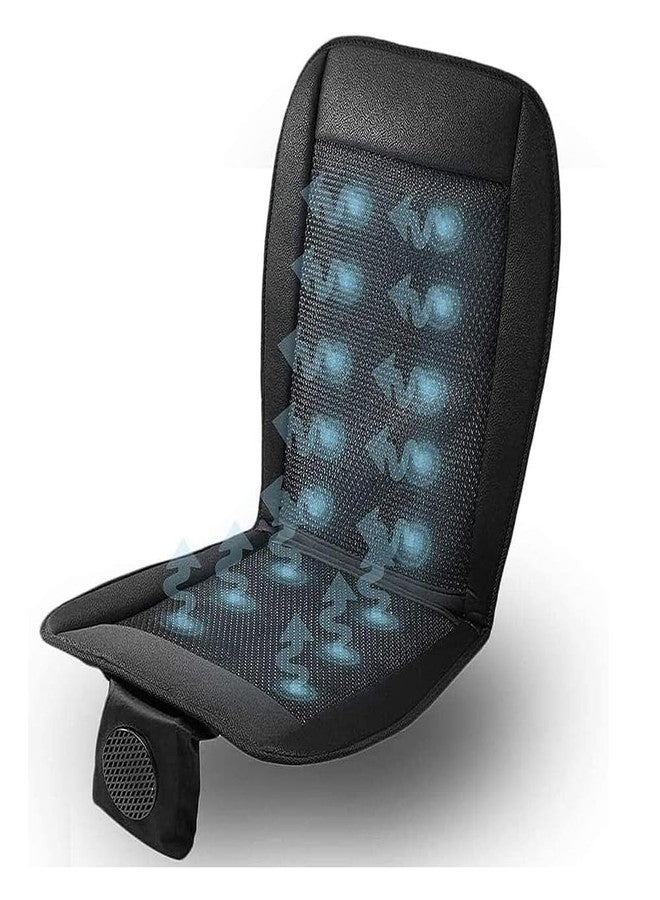 ZONETECH one tech Z Cooling Car Seat Cushion - Black 12V Automotive Adjustable Temperature Comfortable Cooling Car Seat Cushion - Image 1