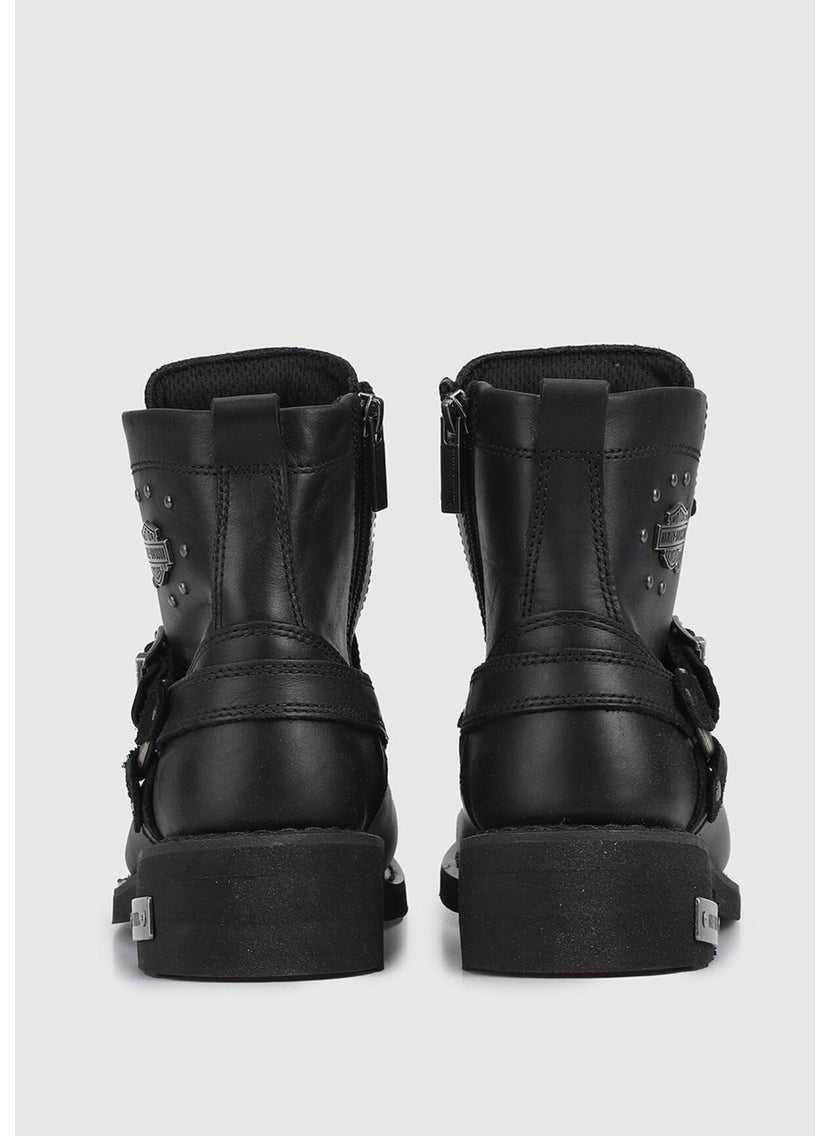HARLEY DAVIDSON Becky Black Women's Oiled Leather Boots 025Z100423  - Image 5