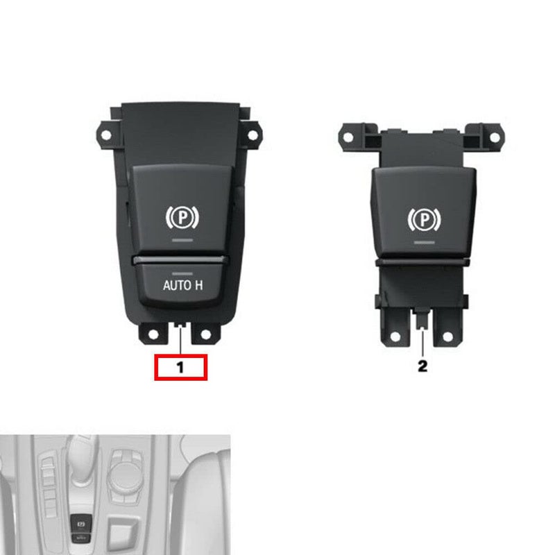 WXZOS Parking Brake Switch w/Auto-Hold 61319349036 for BMW X5 F15 F85 X6 F16 2014-2018 - Image 2