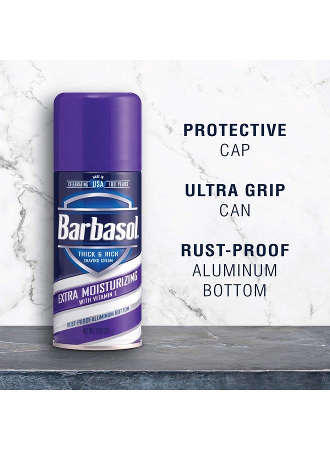 Barbasol Extra Moisturizing Thick And Rich Shaving Cream, 7 Ounce, Pack Of 6 - Image 5