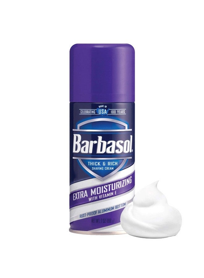 Barbasol Extra Moisturizing Thick And Rich Shaving Cream, 7 Ounce, Pack Of 6 - Image 2