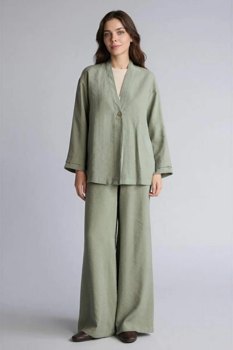 ديفاكتو Regular Fit Kimono