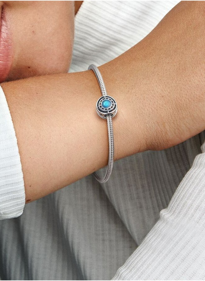 Chomel - 925 Sterling silver Marvel The Avengers Iron Man Arc Reactor Charm for Pandora Moments Women's Bracelet 790788C01 - Image 1