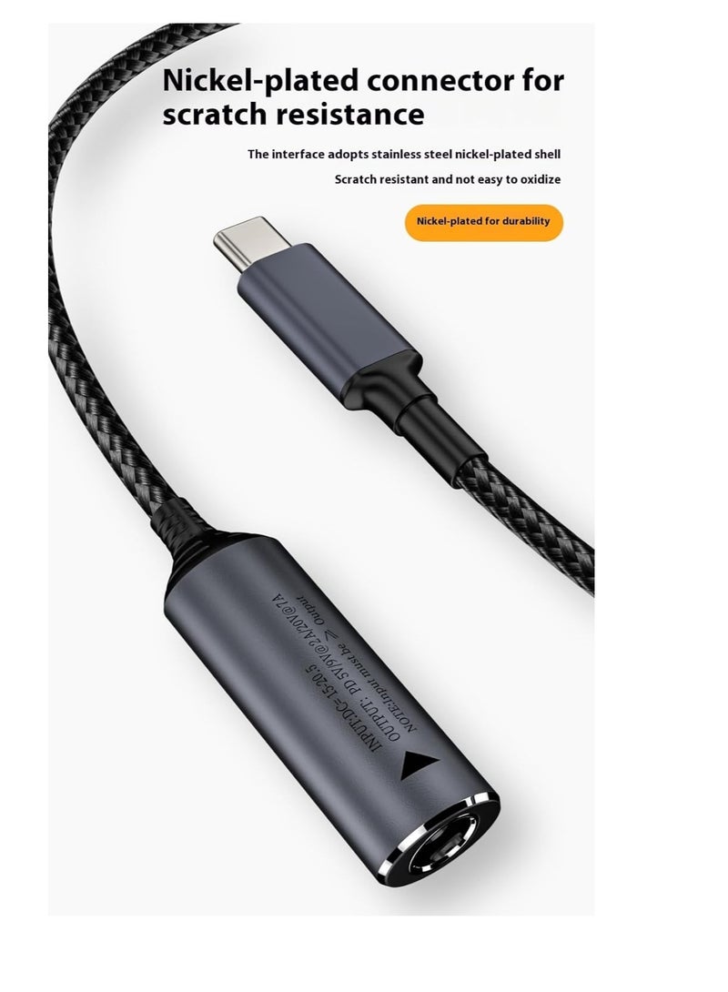 Terabyte 140W Computer Charging Adapter(DC 6.0 x 0.6mm to USB-C / Type-C) - Image 2