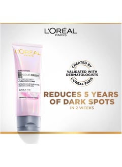 L'OREAL PARIS Glycolic Bright Glowing Daily Cleanser Foam - 100ML  - Image 2