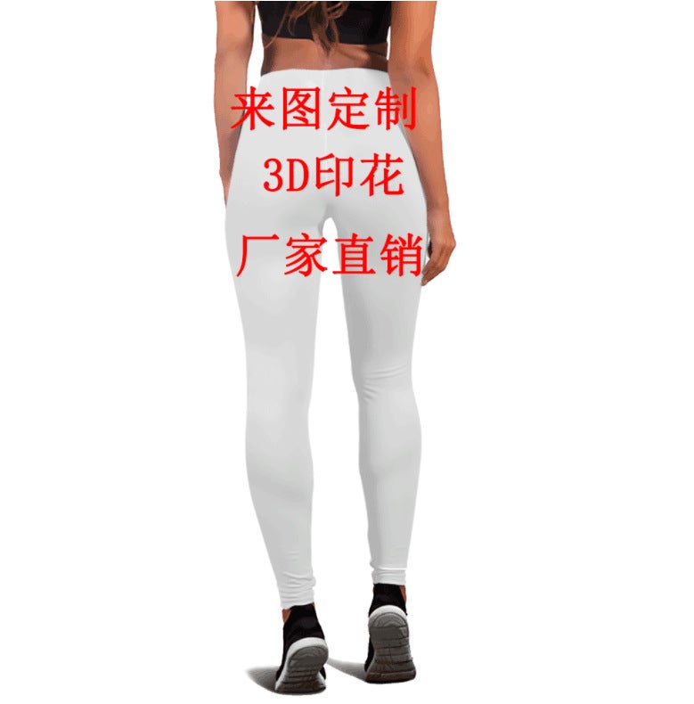 2022 Manufacturers Supply 2022 3D Digital Printing Super Elastic Tight Ordinary Fitness Yoga Leggings - Image 1