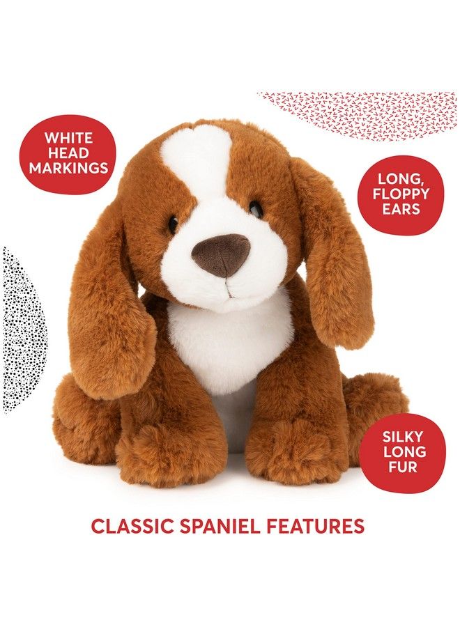 GUND Kian Spaniel Puppy Dog Plush Stuffed Animal For Ages 1 And Up 10” Brown/White - Image 4