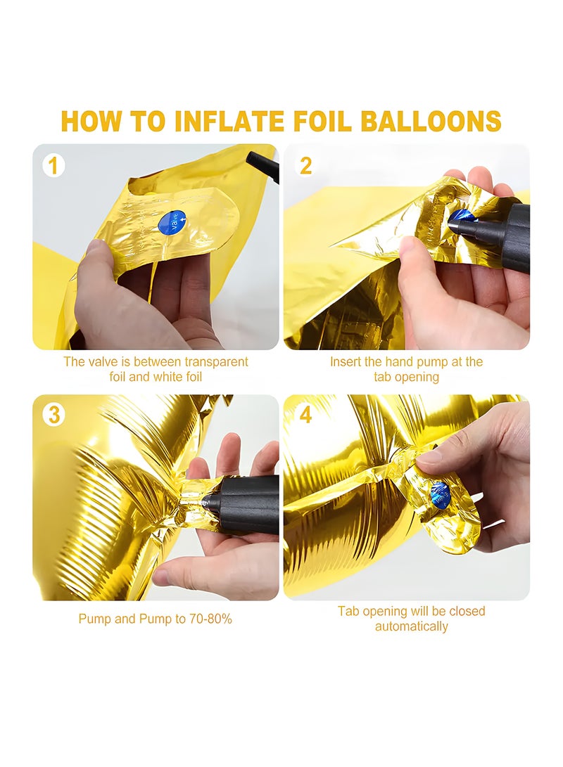 PARTY FUN 32 Inch Foil Letter Balloon Letter K Golden Colour Perfect for Party and Birthdays  - Image 2