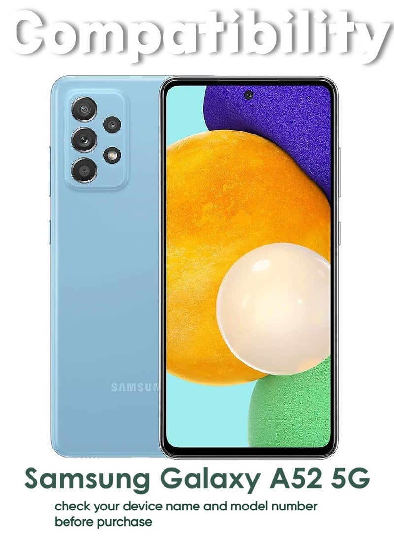 ACLIX 4 Pieces Antistatic ESD Dustproof Premium Quality High Definition Tempered Glass Screen Protector Designed For Samsung Galaxy A52 5G - Image 3