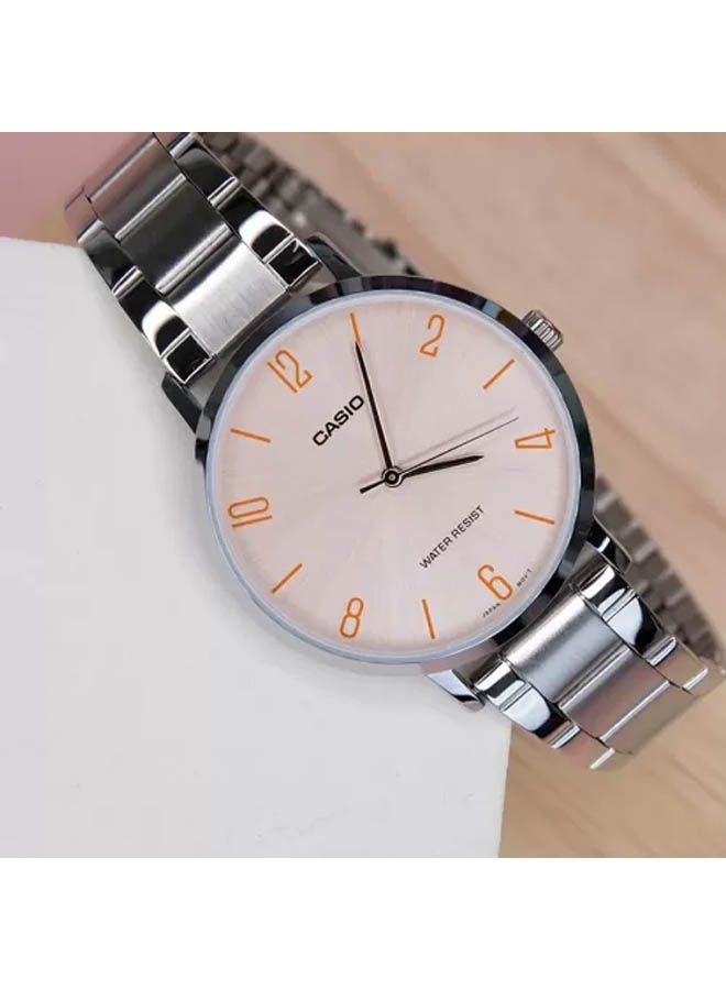 كاسيو ساعة يد من ستانلس ستيل بعقارب LTP-VT01D-4B2UDF - Image 2