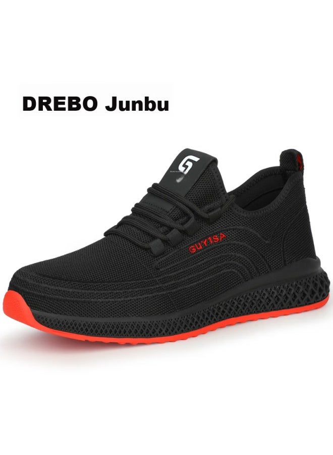 JUNBU Junbu Safety Shoes For Men, Electrician Ulated Plastic Toe Cap, Anti-smashing, Puncture-resistant, Breathable, Lightweight Work Shoes 9156kv Size 41 - Image 5