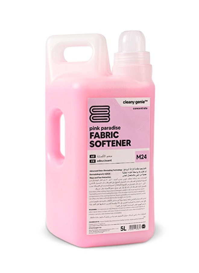 cleany genie Long Lasting Fabric Softener Concentrate Liquid Pink Paradise Fragrance 5L  - Image 2