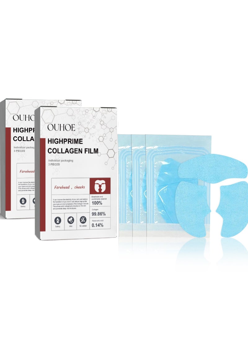 OUHOE Melting Collagen Mask, Pure Collagen Mask, Collagen Facial Mask, Soluble Collagen Replenishing Mask, Collagen Moisturizing Mask, Prevent Fine Lines and Protect Skin, Anti-Aging Mask (2 Boxes) - Image 1