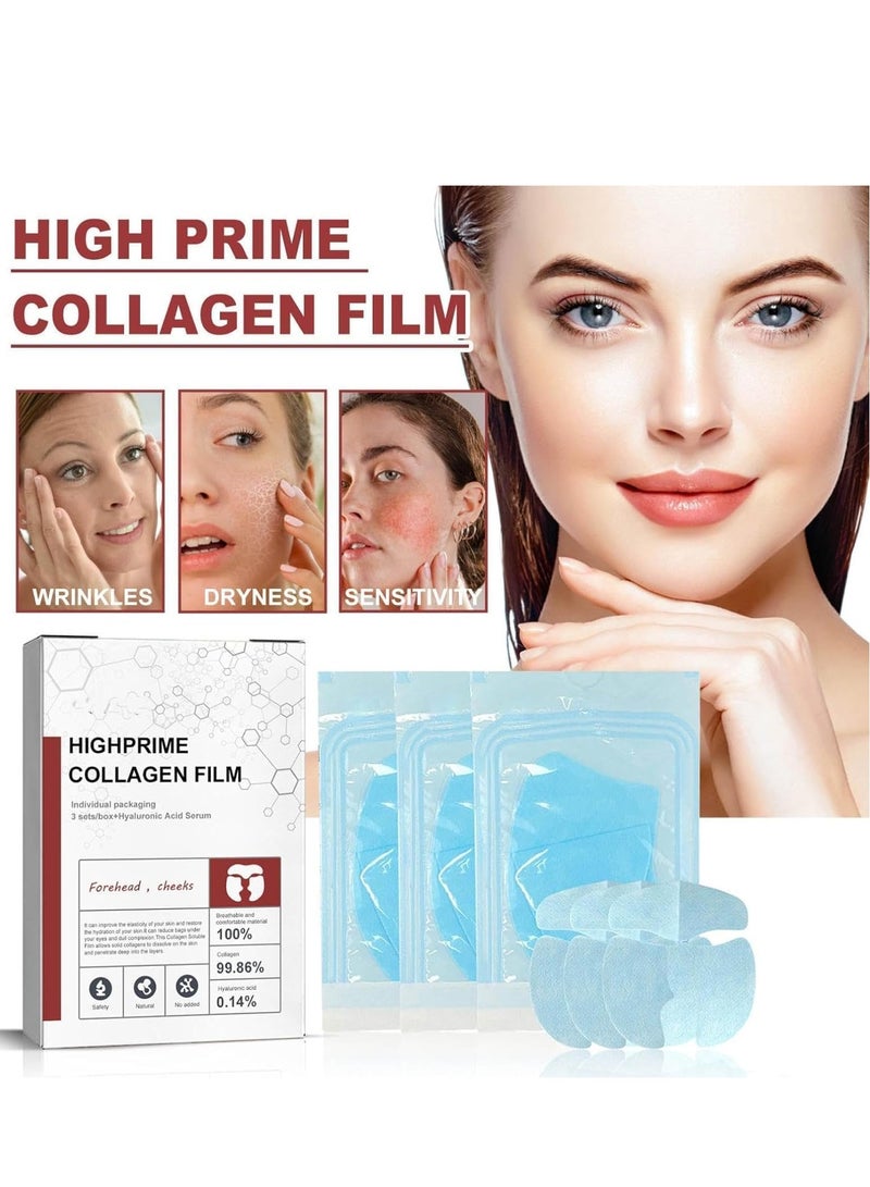 OUHOE Melting Collagen Mask, Pure Collagen Mask, Collagen Facial Mask, Soluble Collagen Replenishing Mask, Collagen Moisturizing Mask, Prevent Fine Lines and Protect Skin, Anti-Aging Mask (2 Boxes) - Image 3