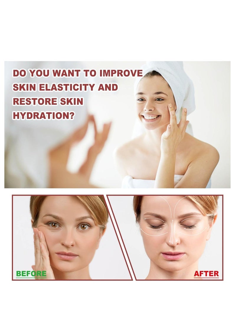 OUHOE Melting Collagen Mask, Pure Collagen Mask, Collagen Facial Mask, Soluble Collagen Replenishing Mask, Collagen Moisturizing Mask, Prevent Fine Lines and Protect Skin, Anti-Aging Mask (2 Boxes) - Image 5
