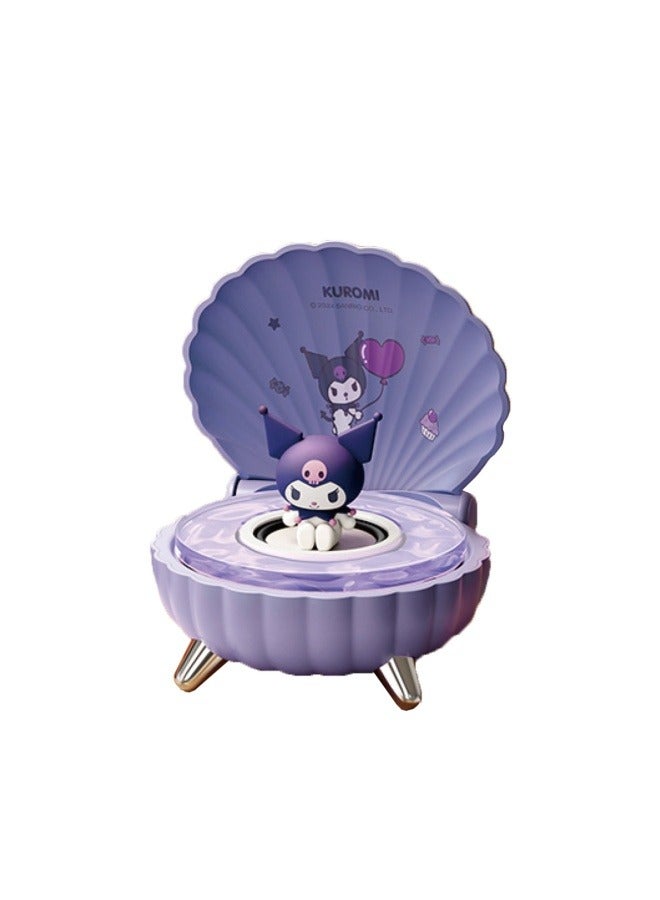 General Kuromi Shell Bluetooth speaker Night light wireless audio student Day Gift Girl long battery life and high sound quality  - Image 1