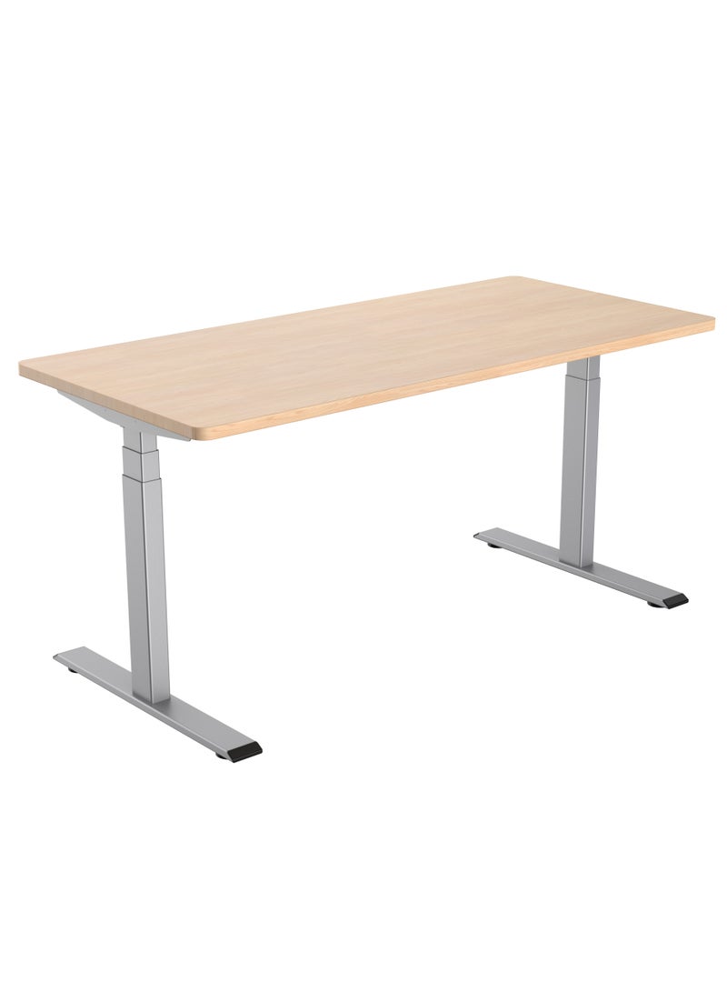 AMFAH Height Adjustable Table Frame With Twin Motorized Control Box (White Frame Only) - Image 2