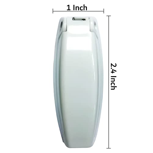 NU-SET | 4RV013 RV Baggage Door Catch | 4 Pack | RV Accessories & Door Hardware (White) - Image 2