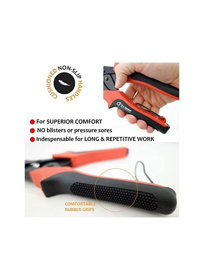 PROMASS Puncher Tool Drift Punches Leather Hole Punch for Belt, Watch Bands, Saddles, Straps and More, Professional Leather & Fabric Hole Puncher for Crafts & DIY, Belt Hole Puncher, Punch Plier  - Image 2