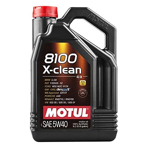 Motul 8100 X-Clean 5W40 Synthetic Oil 5 Liters (102051) - Image 2