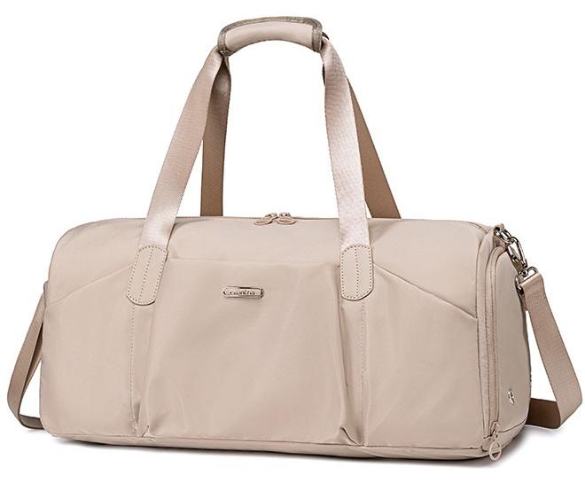 شانتريا CB00802 حقيبة سفر دفيل من شانتريا للرجال والنساء – حقيبة رياضية خفيفة الوزن مقاومة للماء مع مقصورة للأحذية، حقيبة يد كبيرة لرحلات العمل، الرياضة، والتنقل اليومي (كاكى) - Image 1