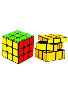 مجموعة مكعبات الألغاز عالية السرعة D ETERNAL Cube المكونة من 3x3 ومرآة ذهبية