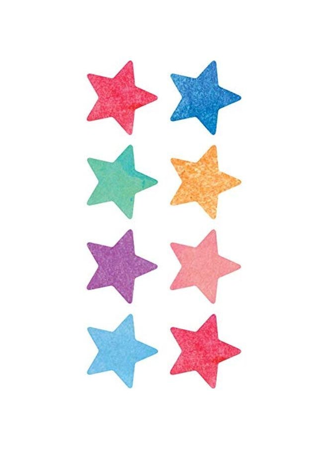 Watercolor Stars Mini Stickers