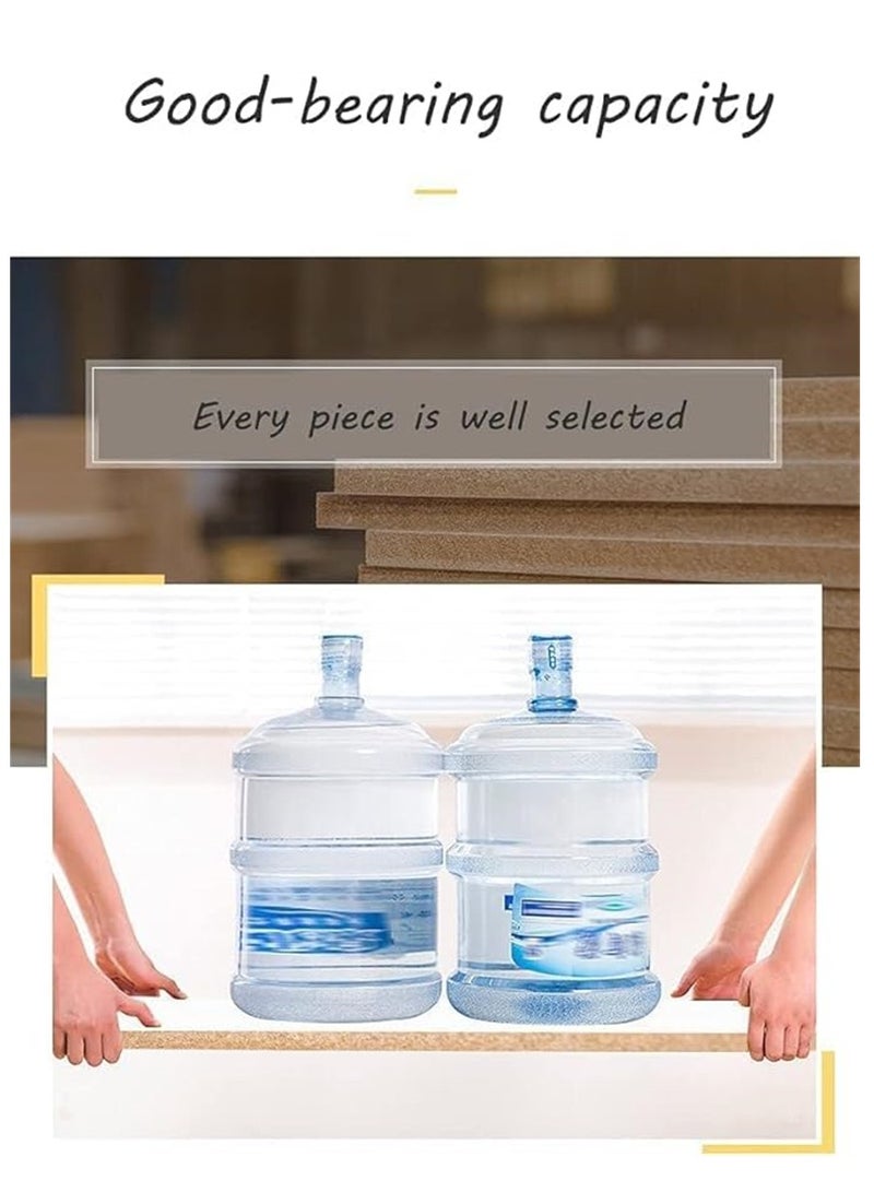 Wooden Storage Cabinet, 4 Tier Shelves Cabinet Rack Stand with RGB Light and Remote Control, Multifunctional Corner Unit Narrow Cupboard Nightstand Organizer for Bedroom Living Room Office (White, SGG035) - Image 4