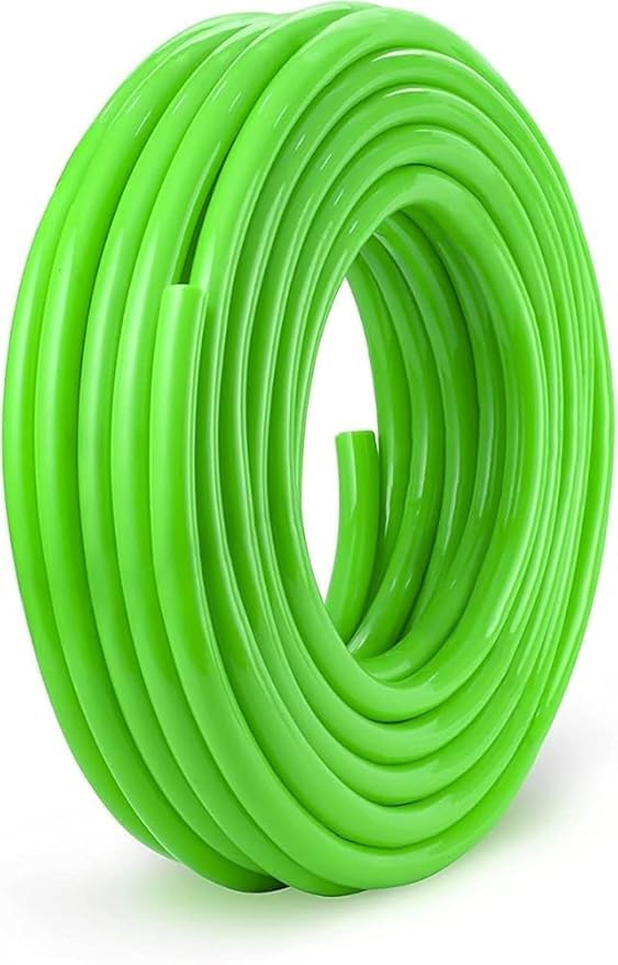 Essoti 15 Meter 0.5 Inch PVC Green Water Pipe| Lightweight, Durable & Flexible| Hose with Accessories Connector & Clamps| Watering Garden, Cleaning, Outdoor-Indoor Use (15 Meter) - Image 1