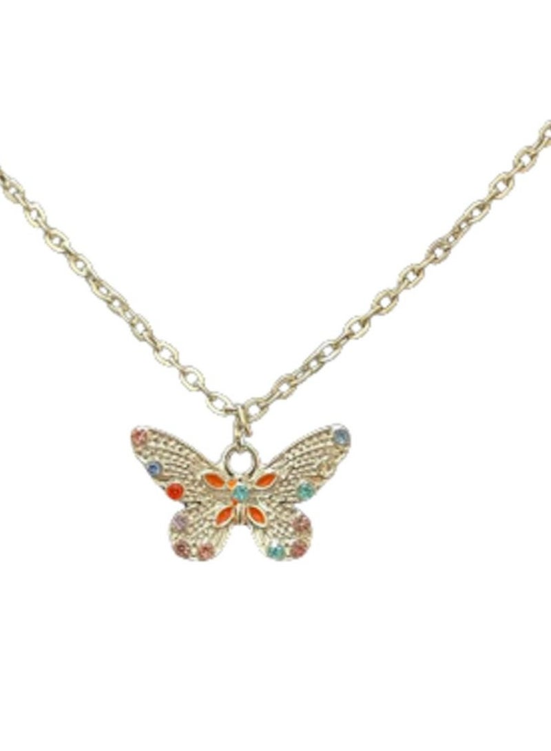 Sweet Butterfly Pendant Women Necklace - Image 1