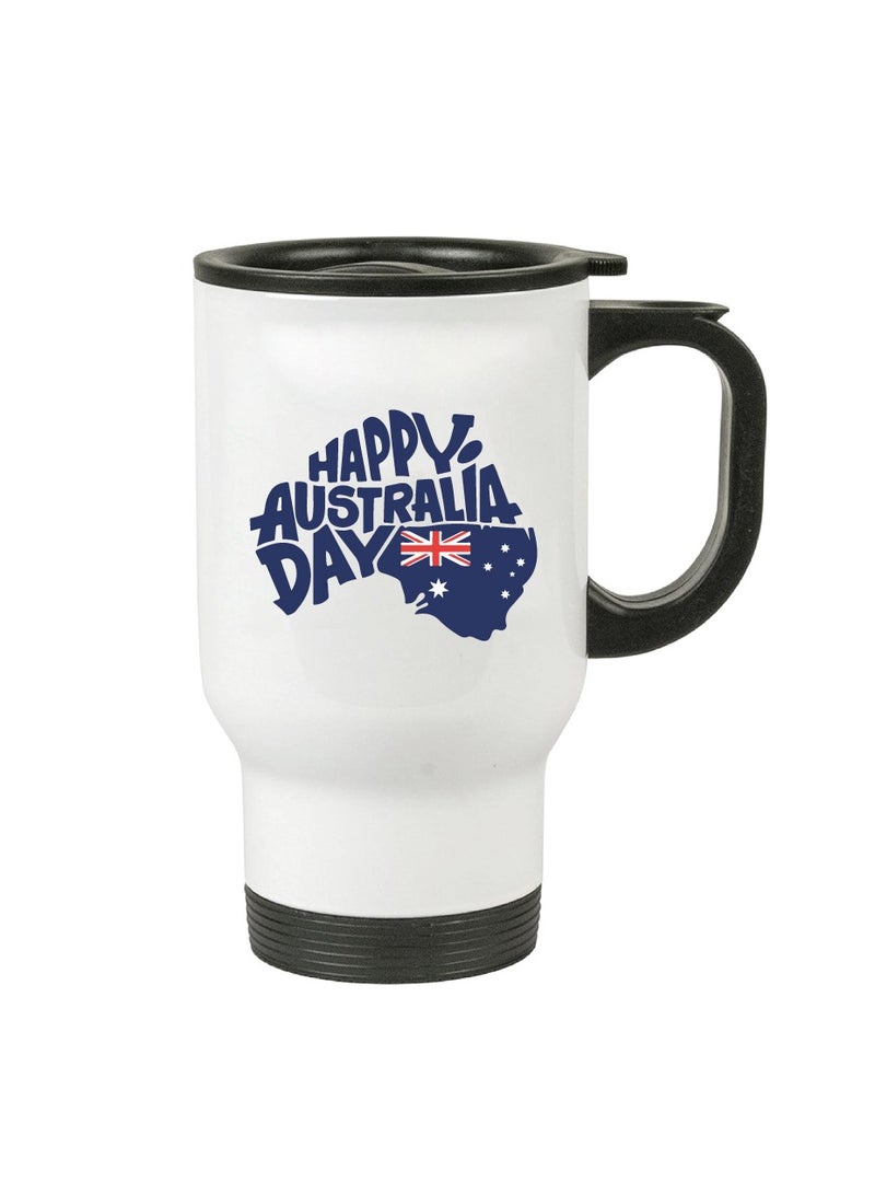 Australia Day Insulated Travel Mug - Celebrate with This Festive Travel Mug and Your Favorite Hot Beverage - Australia Day Gifts  - Image 2
