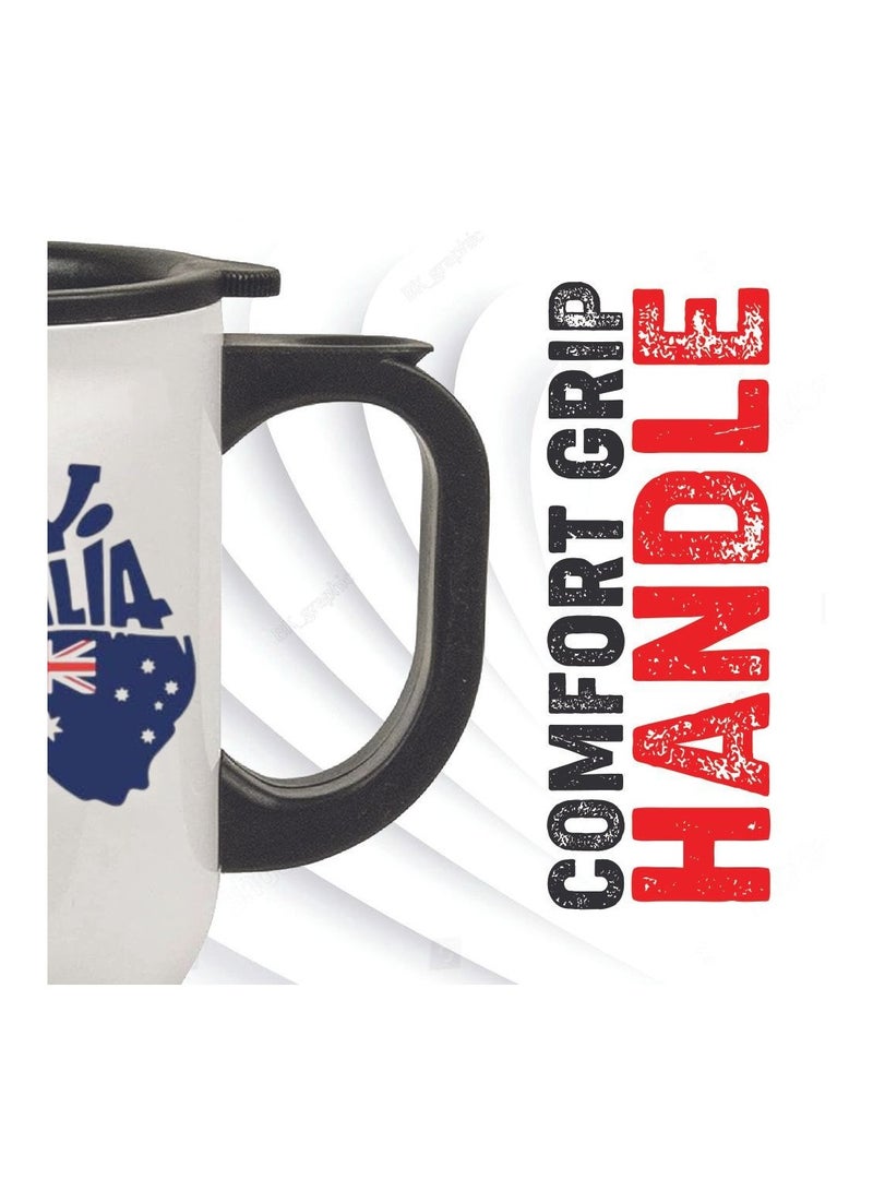 Australia Day Insulated Travel Mug - Celebrate with This Festive Travel Mug and Your Favorite Hot Beverage - Australia Day Gifts  - Image 5
