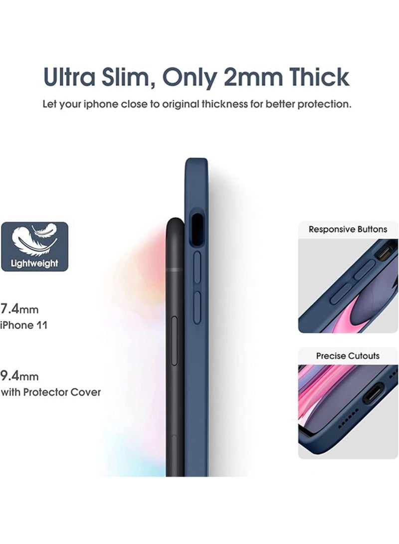 WRISTWISE Case Cover for iPhone 11 - [Camera All-Round Protection] [Soft Microfiber Lining Anti-Scratch] Shockproof Phone Case Cover, Blue - Image 4