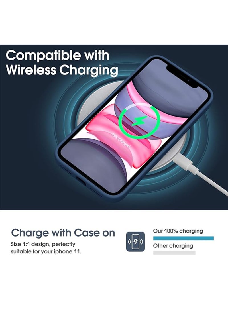 WRISTWISE Case Cover for iPhone 11 - [Camera All-Round Protection] [Soft Microfiber Lining Anti-Scratch] Shockproof Phone Case Cover, Blue - Image 5