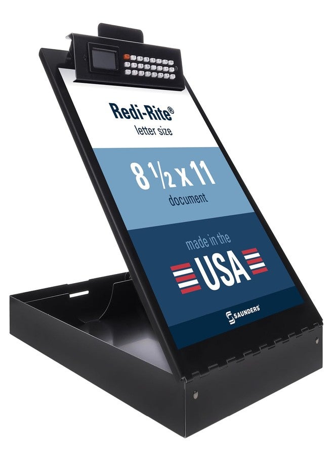 سوندرز لوحة تخزين Saunders المصنوعة من الألومنيوم المعاد تدويره مع مشبك آلة حاسبة، مقاس الرسائل، 8.5 × 12 بوصة (11225) - Image 1